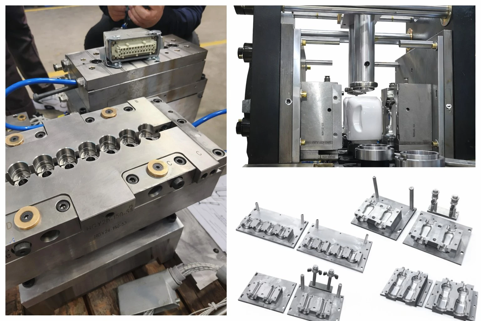 150ml ISBM Mold Assembly detail
