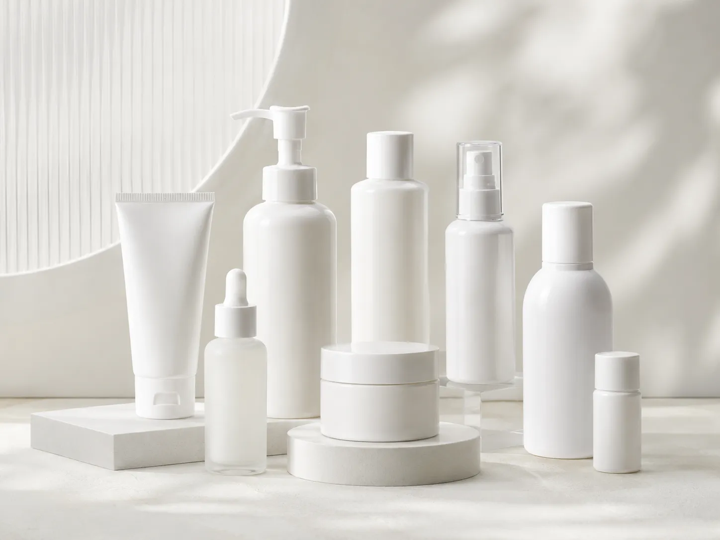 ABS IBM Container Portfolio Cosmetic Industrial Korea Ever-Power ABS IBM container portfolio Korean luxury cosmetic bottles jars matte black mirror white opaque ABS Korea Ever-Power ZQ40 ZQ60 production