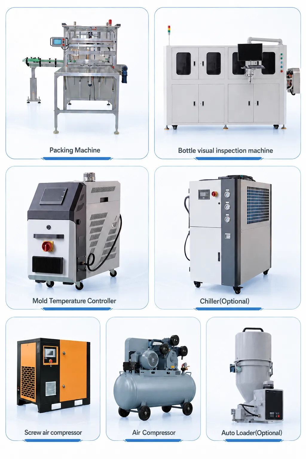 IBM Vision Inspection System Integration Korea Ever-Power ZQ Auxiliary Korea Ever-Power ZQ series IBM production line vision inspection system integration inline camera neck OD surface defect base check with output conveyor auxiliary equipment