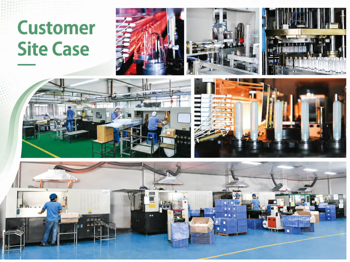 Korea Ever-Power blow molding machine customer site