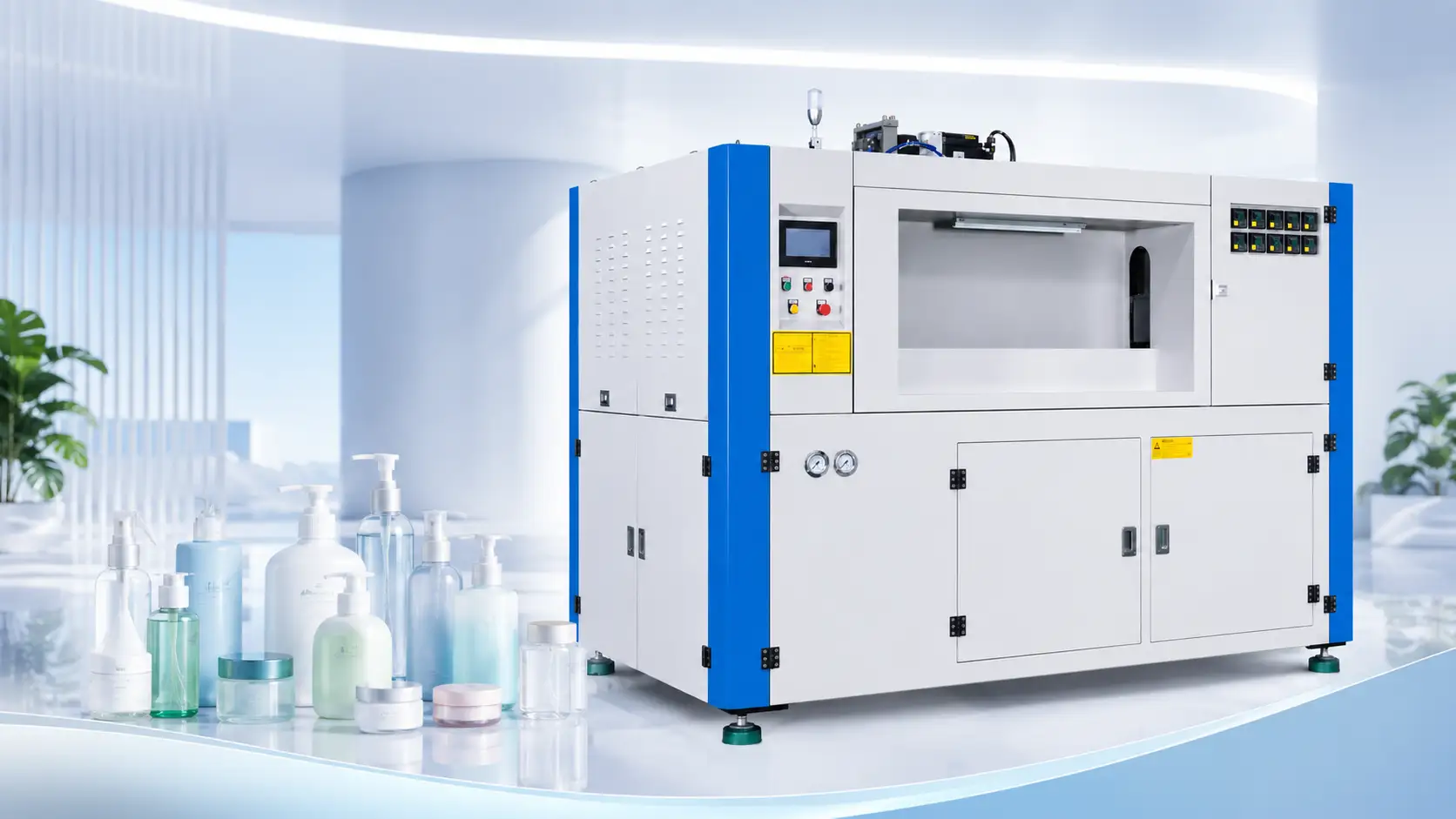 Linea di produzione di macchine per soffiaggio cosmetico serie Ever-Power HGA