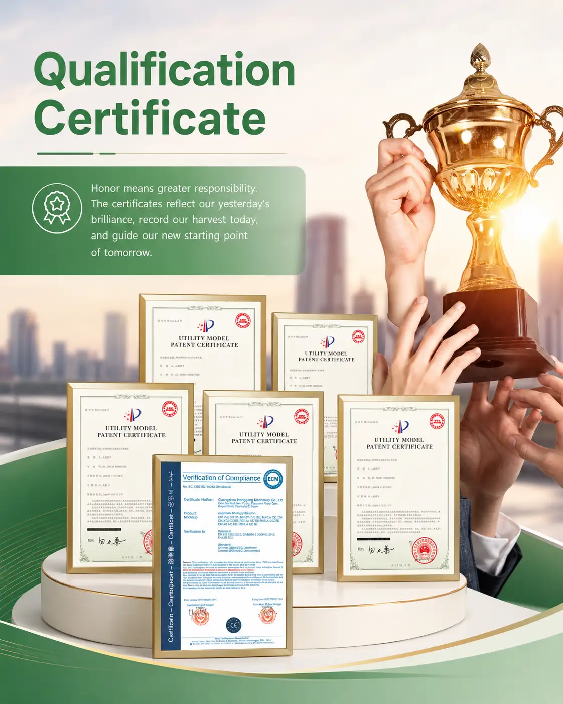 Korea Ever-Power qualification certificate